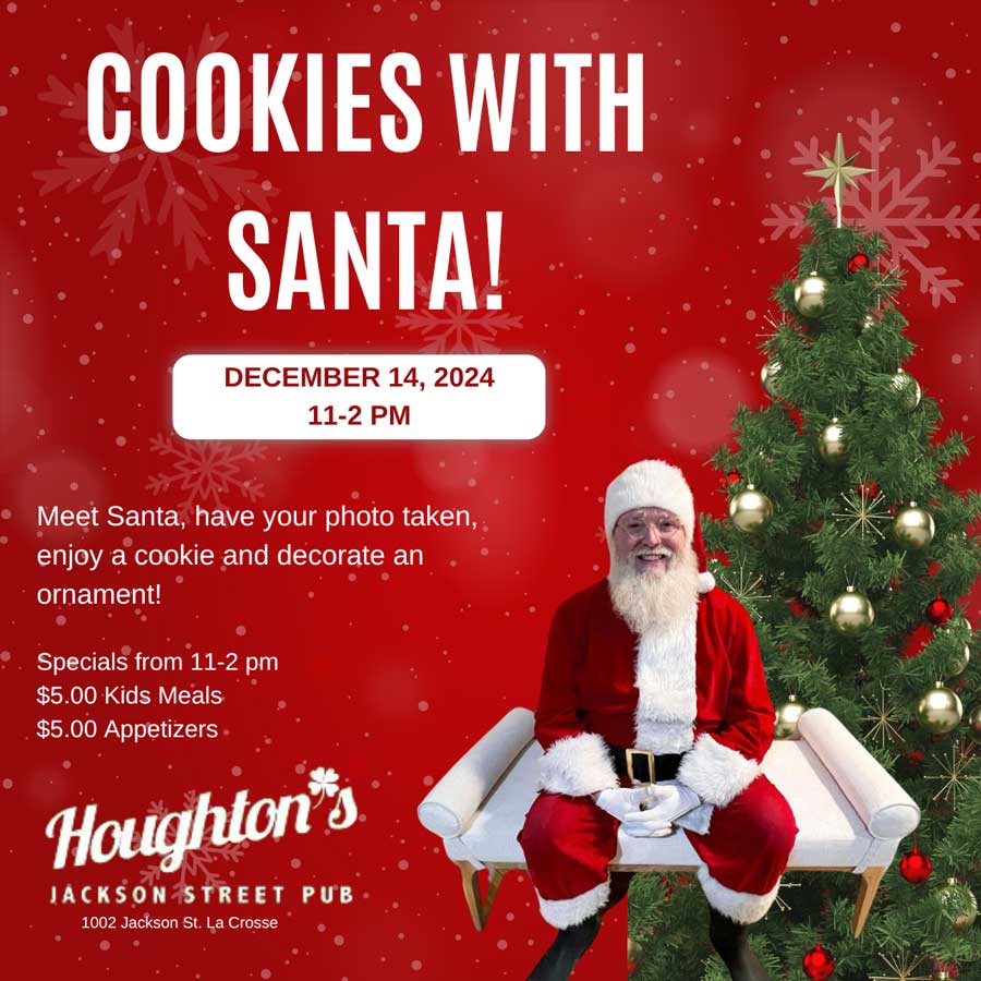 Houghtons Cookies with Santa 2024